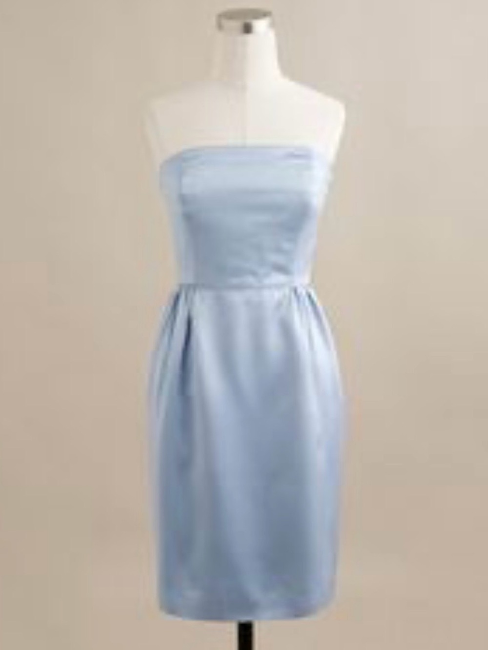 NWT Vintage J.Crew Baby Blue Silk Dress Size 4